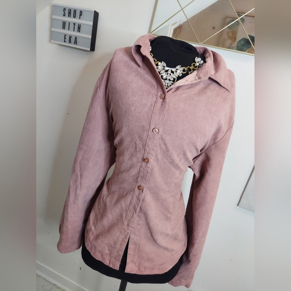 Pink button down shirt - Picture 6 of 10